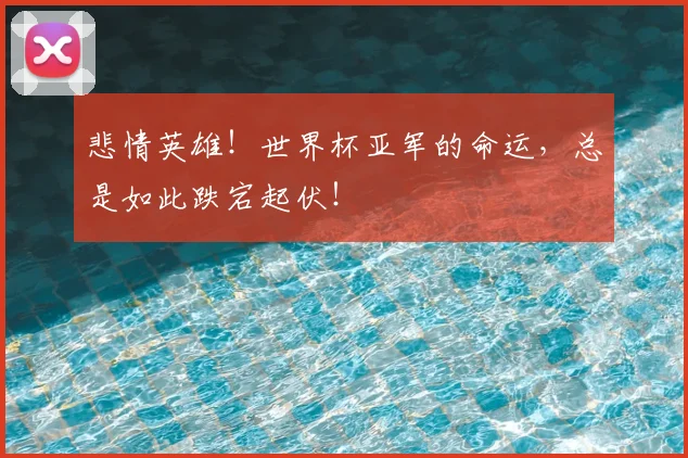 悲情英雄！世界杯亚军的命运，总是如此跌宕起伏！